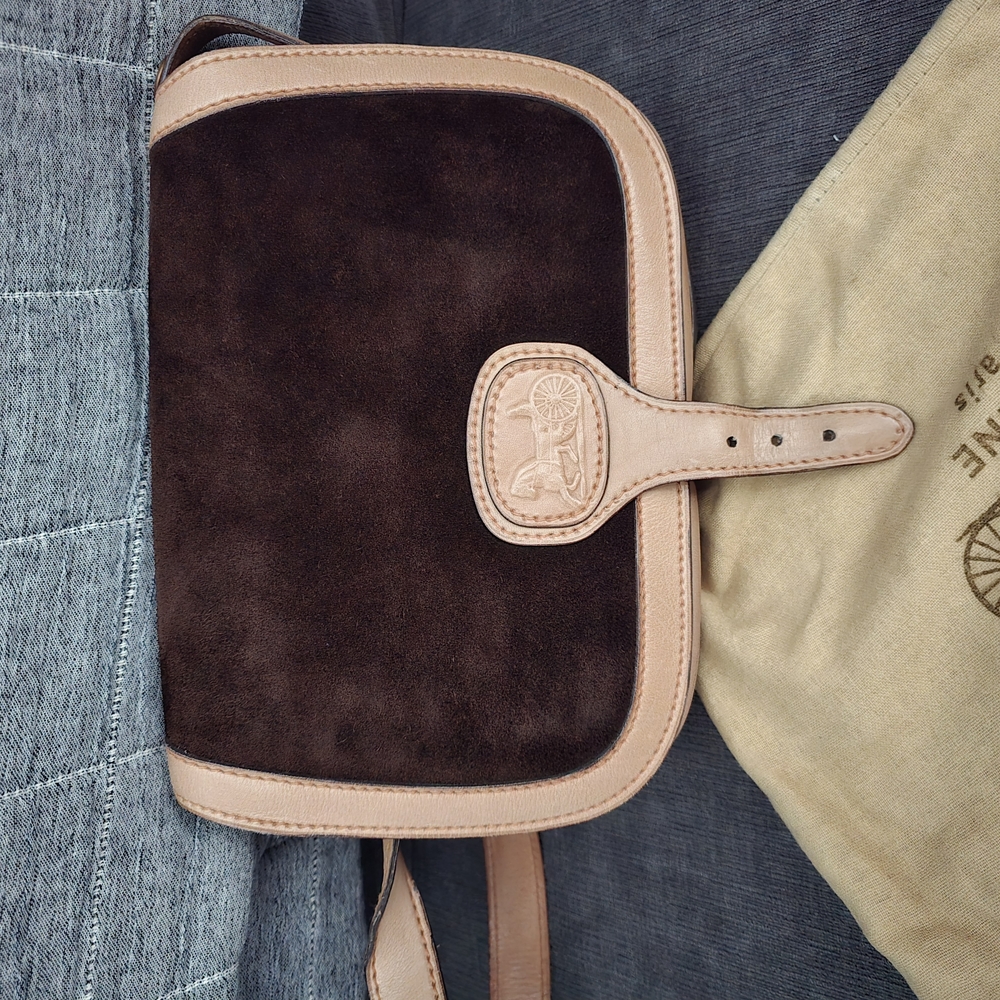 Elegant Brown Leather Shoulder Bag